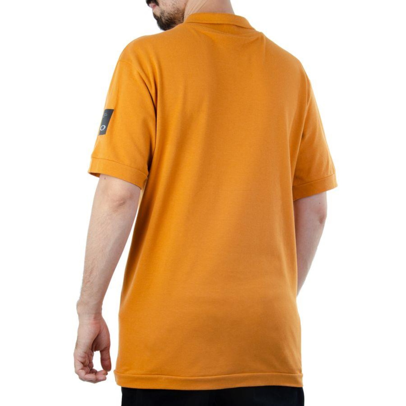 Camiseta Oakley Polo Masculina Iconic Gold - Masculina - Foto 2