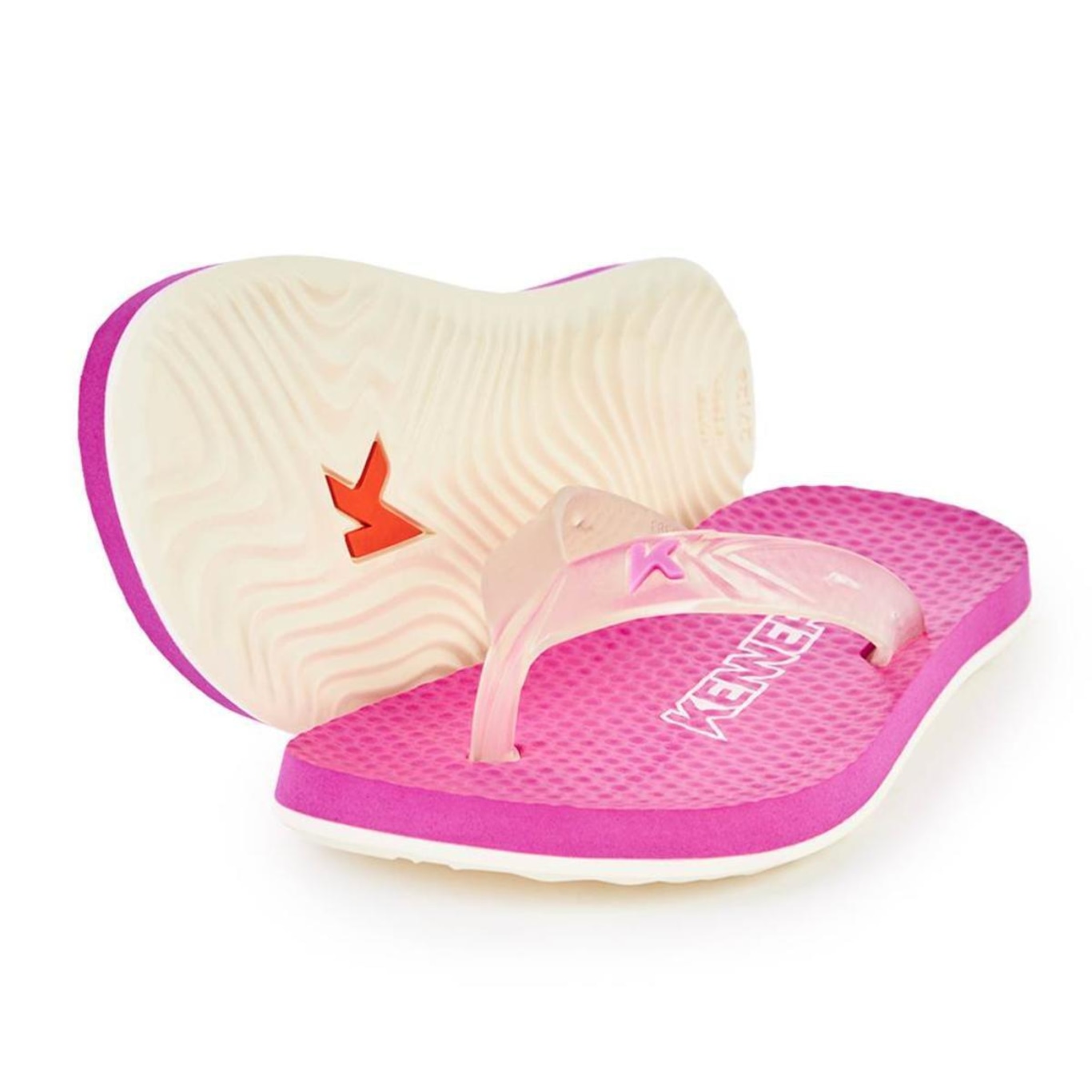 Chinelo Infantil Kenner New Summer Kids Unissex  - Rosa - Foto 1