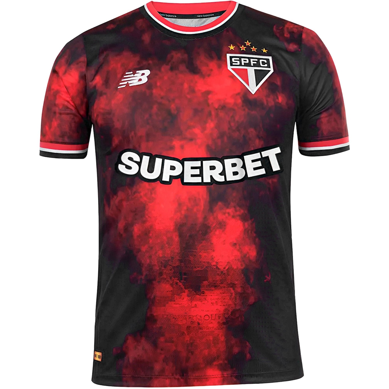 Camiseta New Balance São Paulo Torcedor Third 2024 - Masculina - Foto 1