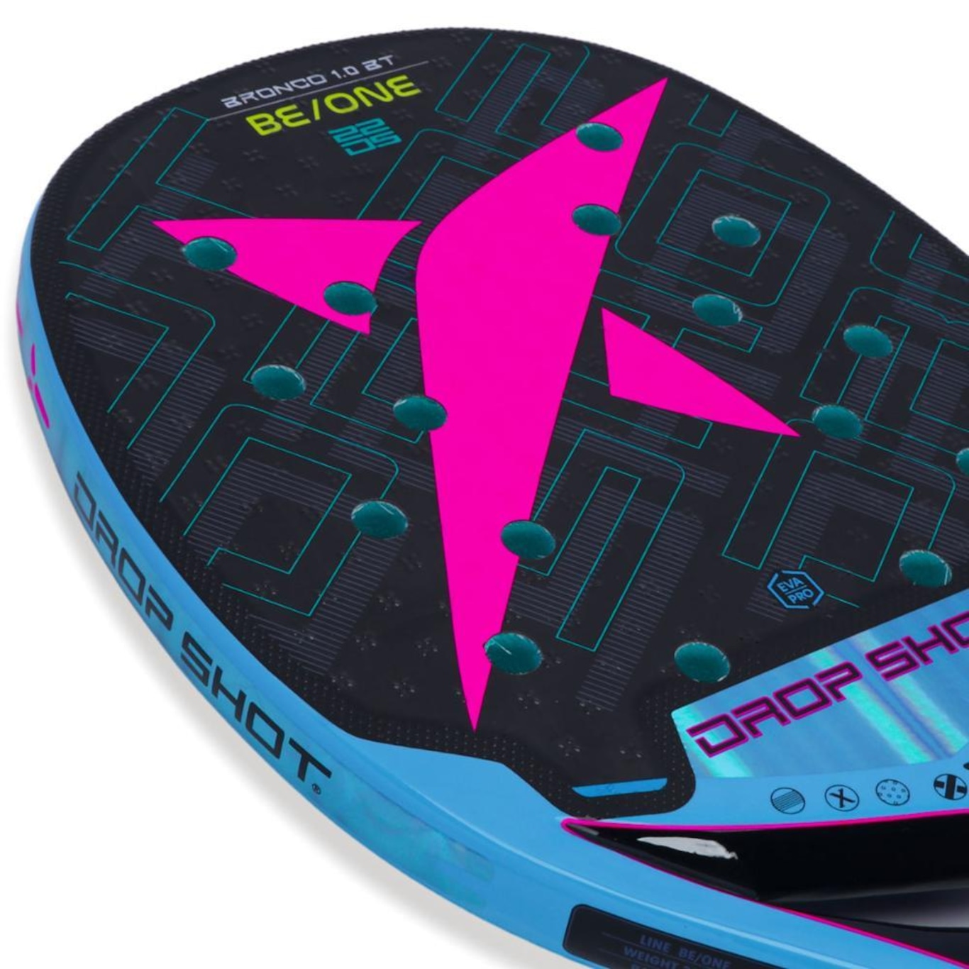 Raquete de Beach Tennis Drop Shot Bronco 1.0 2024 - Foto 2