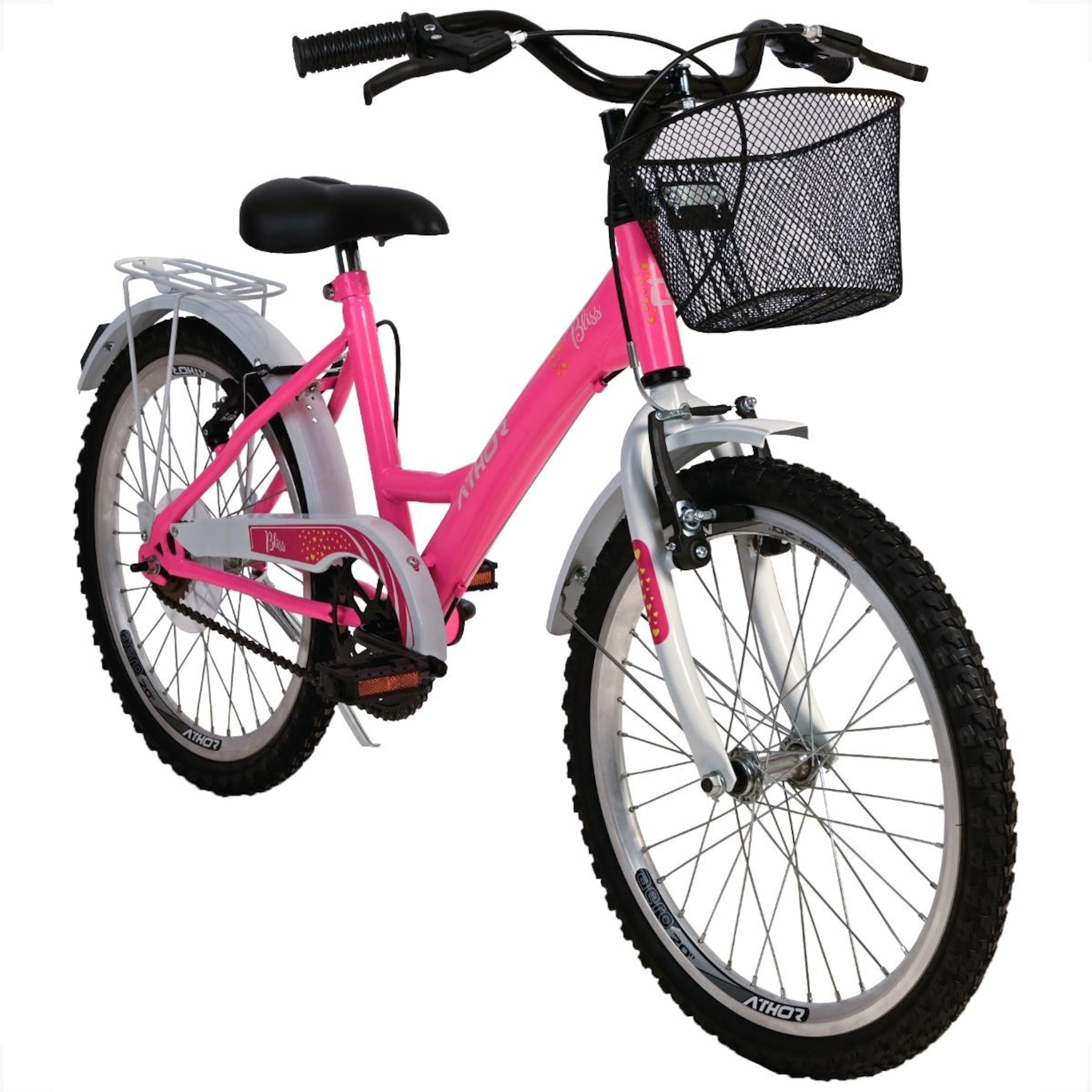 Bicicleta Athor Bliss Aro 20 com Cestinha - Infantil - Foto 1