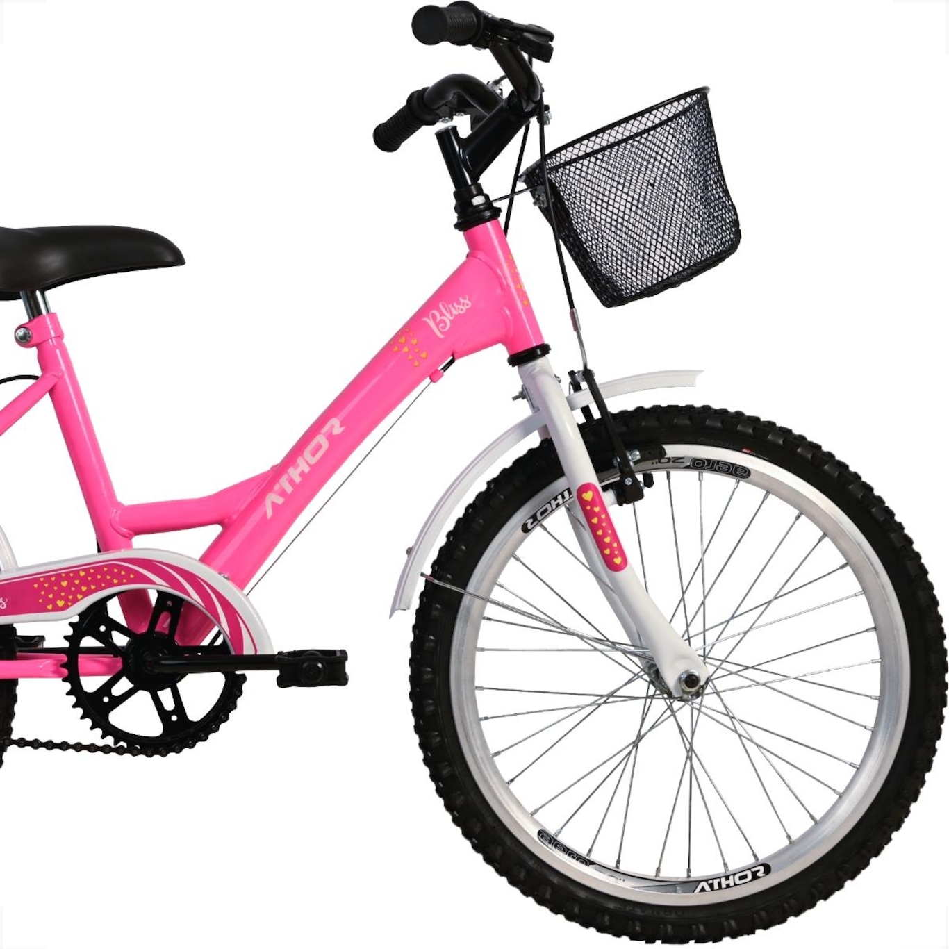 Bicicleta Athor Bliss Aro 20 com Cestinha - Infantil - Foto 4