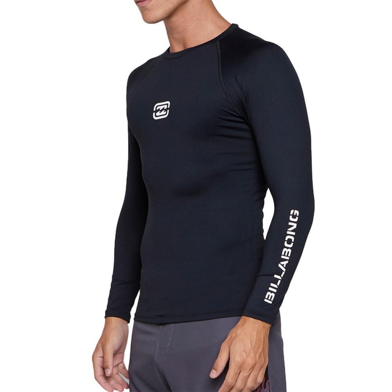 Camiseta Manga Longa Billabong Surf Bracket Wave - Masculina - Foto 3