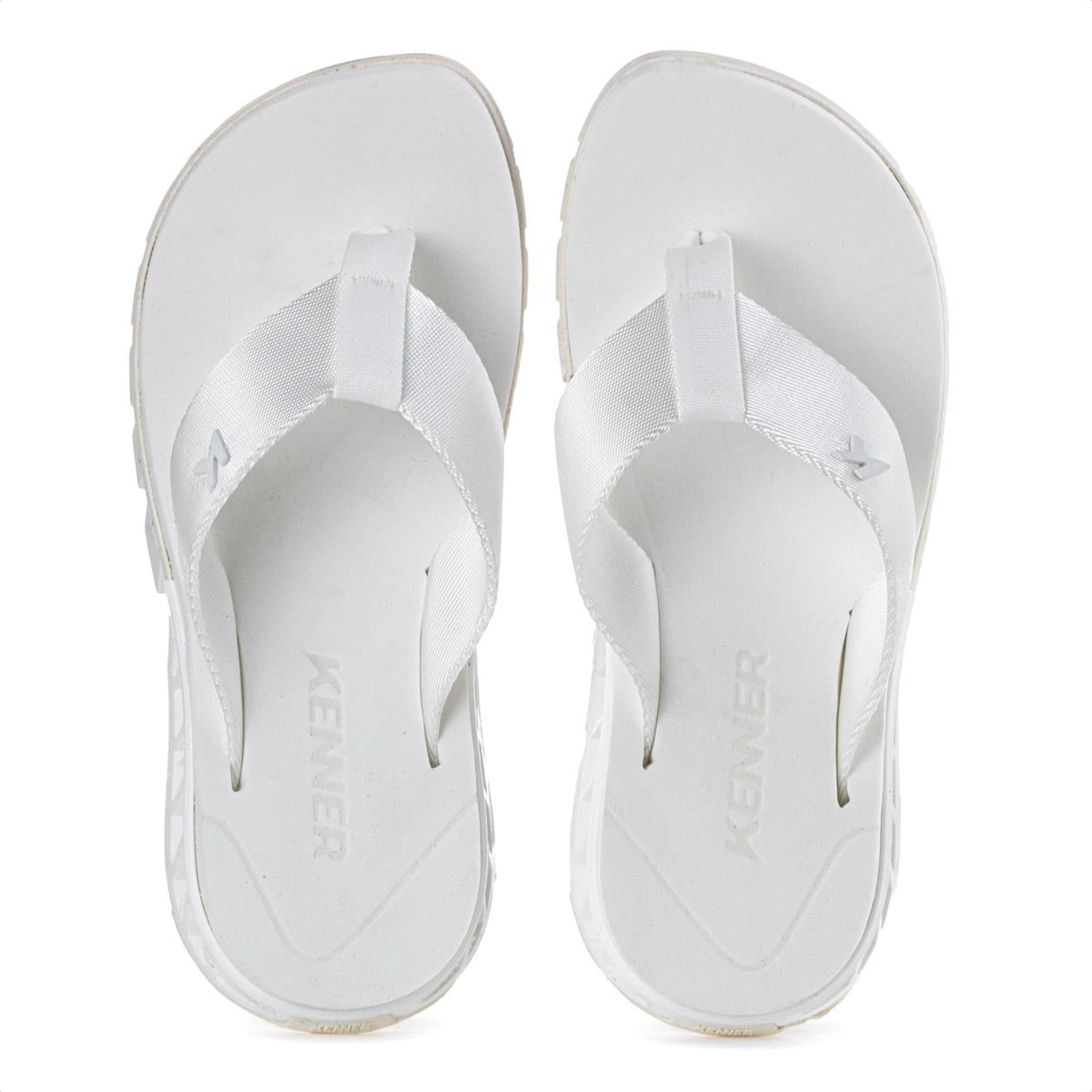 Chinelo Kenner Rakka Branco - Masculino - Foto 1