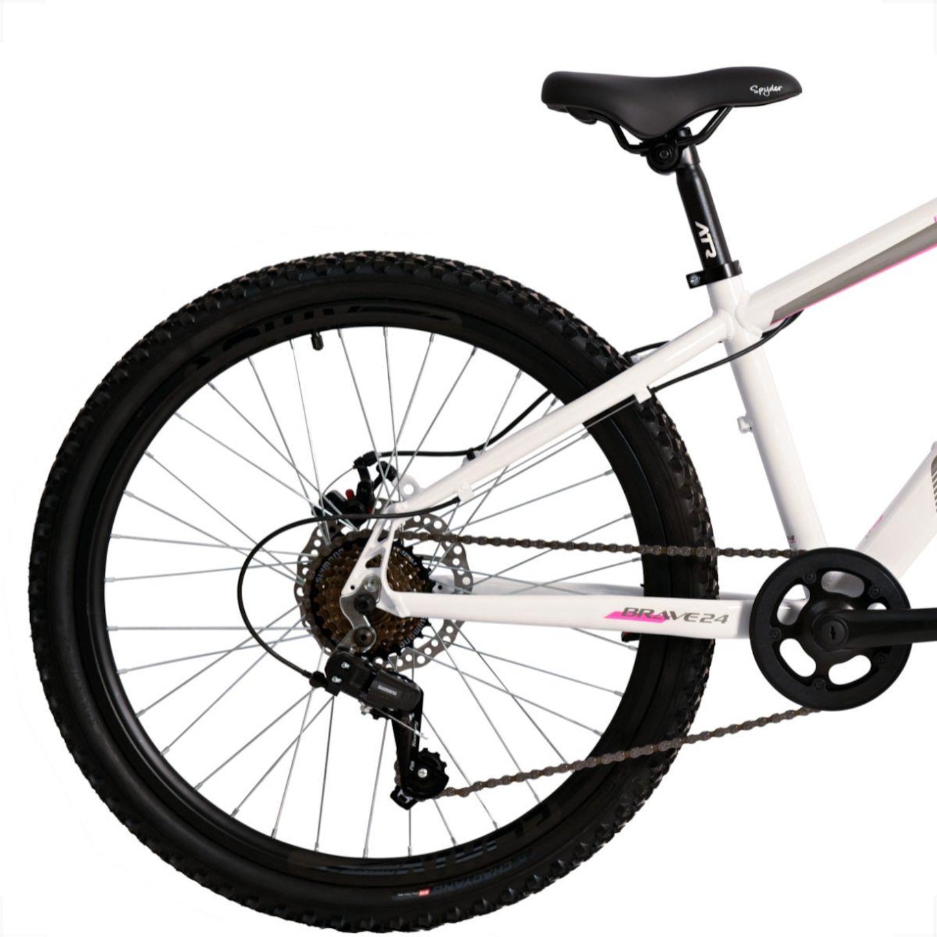 Bicicleta Athor Aro 24 Brave Series Aluminio Shimano 7Vel. - Infantil - Foto 2