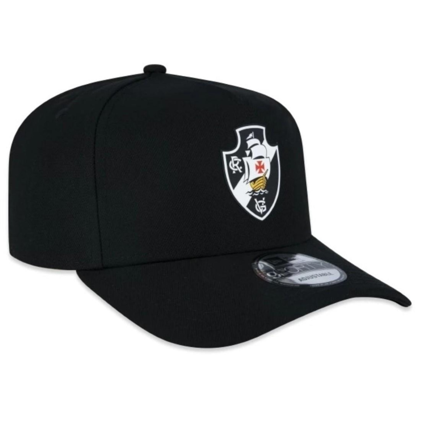 Boné Aba Curva do Vasco da Gama New Era 940 A-Frame Shield - Snapback - Adulto - Foto 1