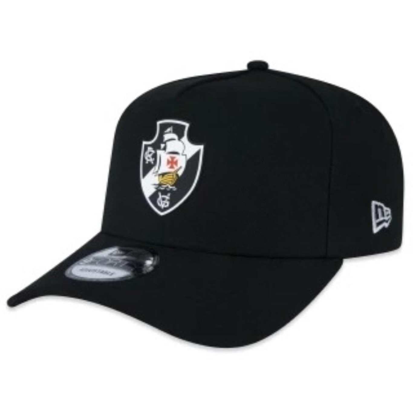 Boné Aba Curva do Vasco da Gama New Era 940 A-Frame Shield - Snapback - Adulto - Foto 2