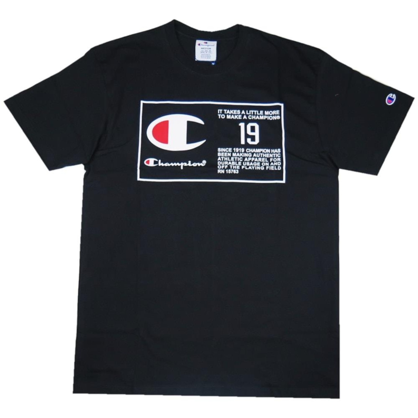 Camiseta Champion 19 Label - Masculina - Foto 1