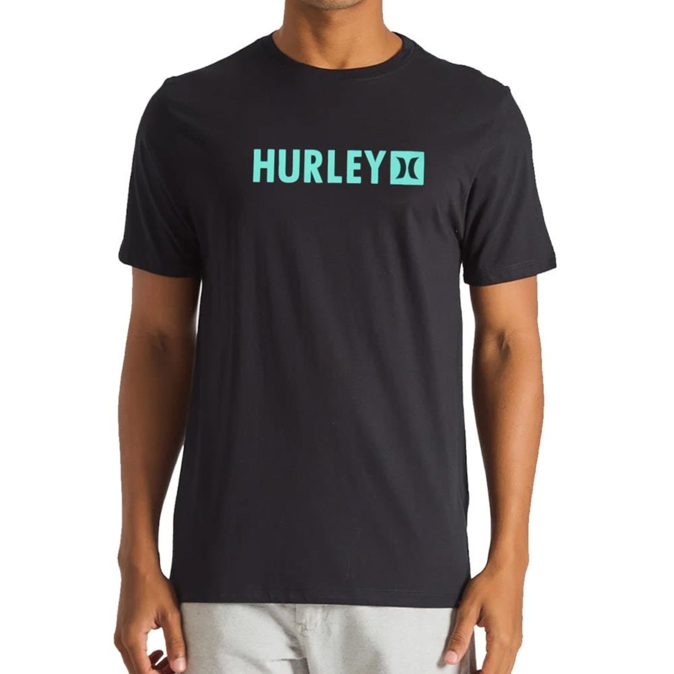 Camiseta Hurley Silk Square - Masculina - Foto 1