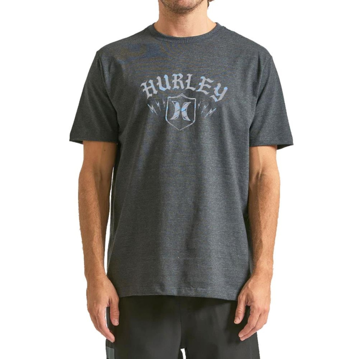 Camiseta Hurley Silk Brasao - Masculina - Foto 1