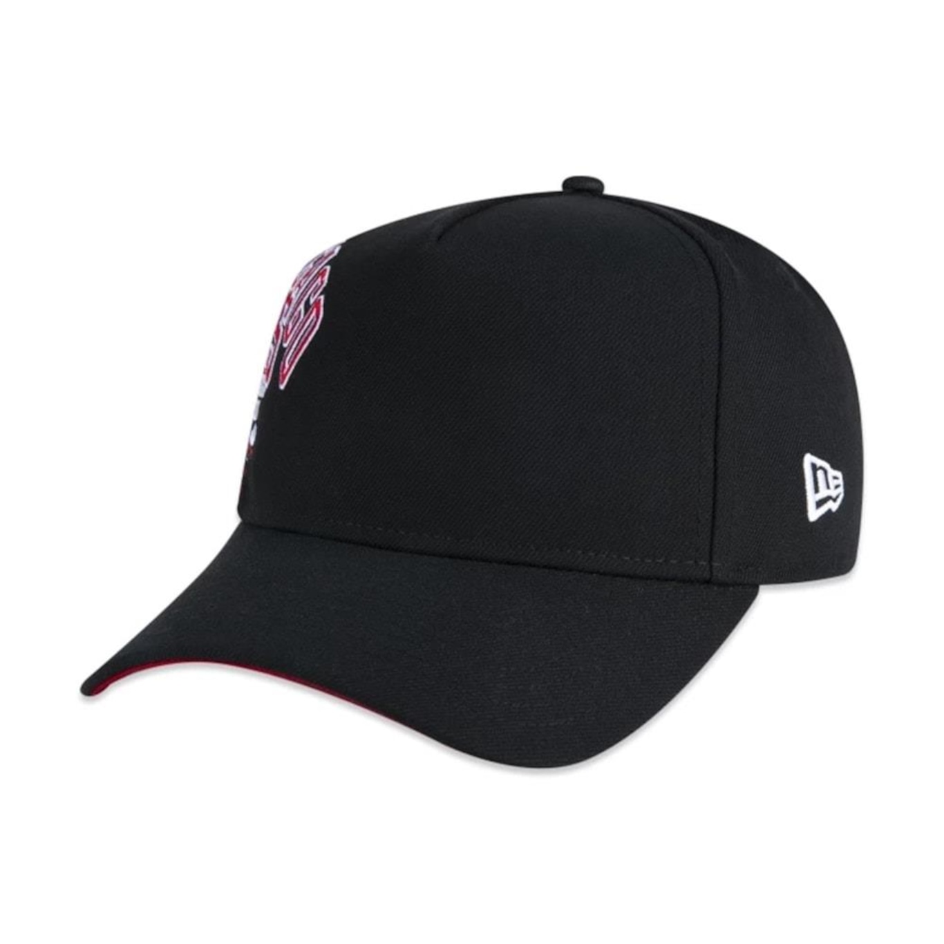 Boné Aba Curva New Era 9Forty A-Frame Nba Chicago Bulls World Of Logos - Snapback - Adulto - Foto 1