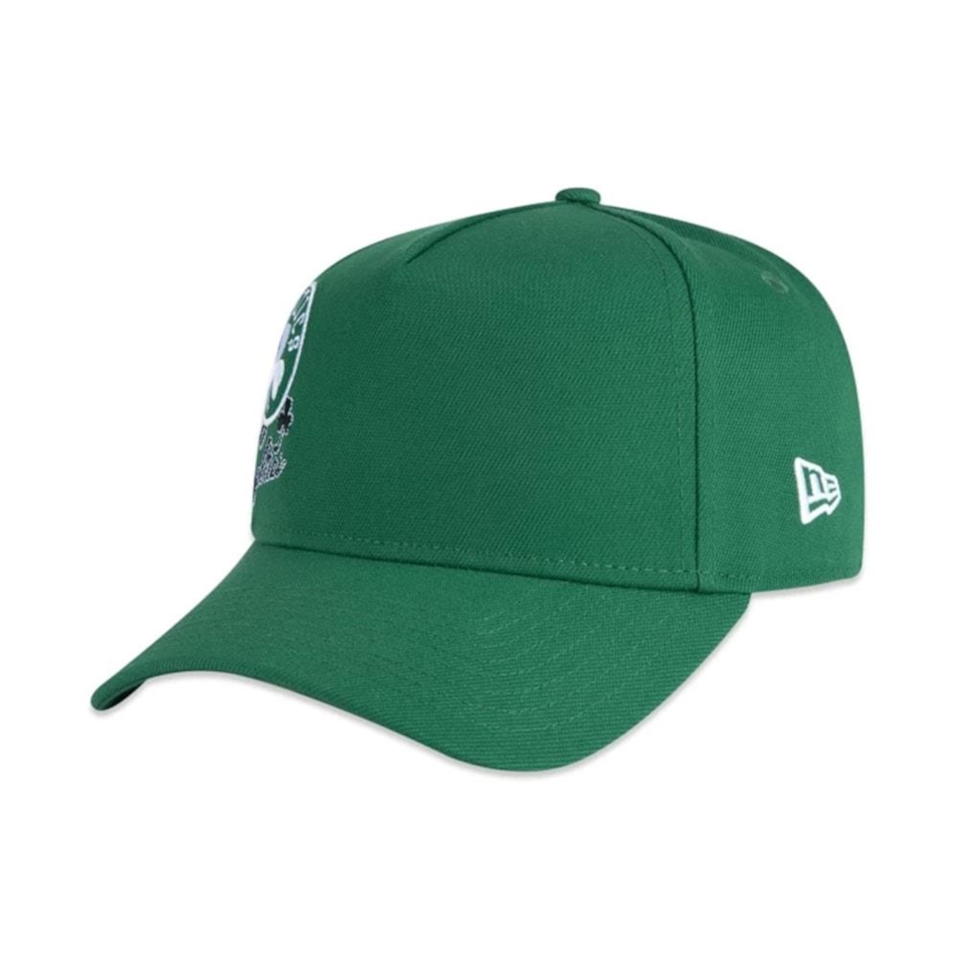 Boné Aba Curva New Era 9Forty A-Frame Nba Boston Celtics World Of Logos - Snapback - Adulto - Foto 1