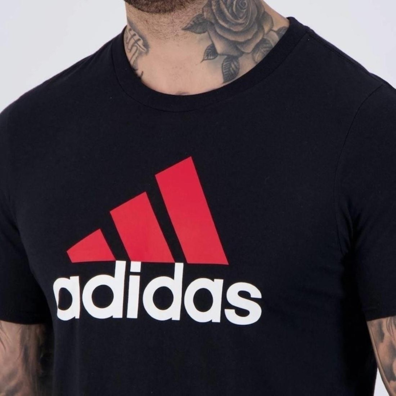 Camiseta adidas Big Logo - Masculina - Foto 3