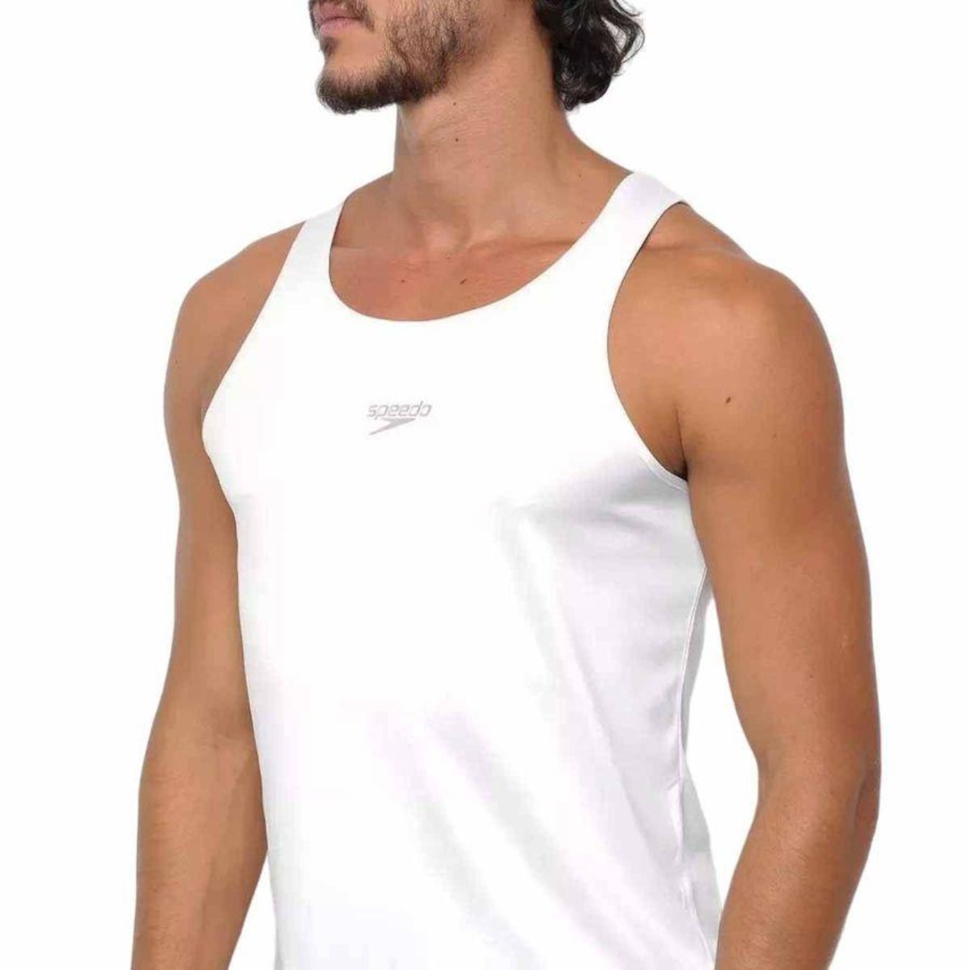 Camiseta Regata Speedo Cavada Interlock Masculina - Foto 1