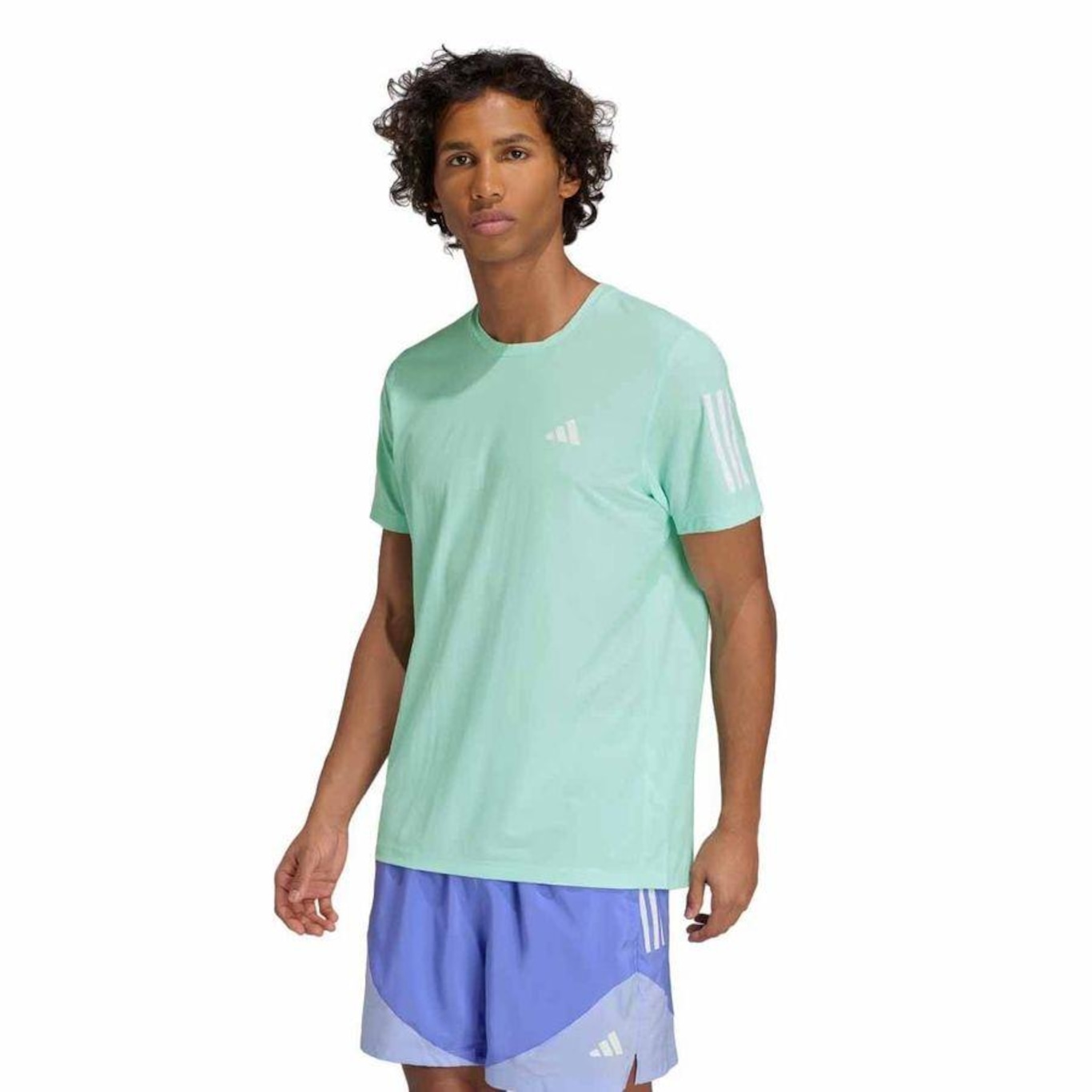 Camiseta adidas Own The Run Base - Masculina - Foto 2