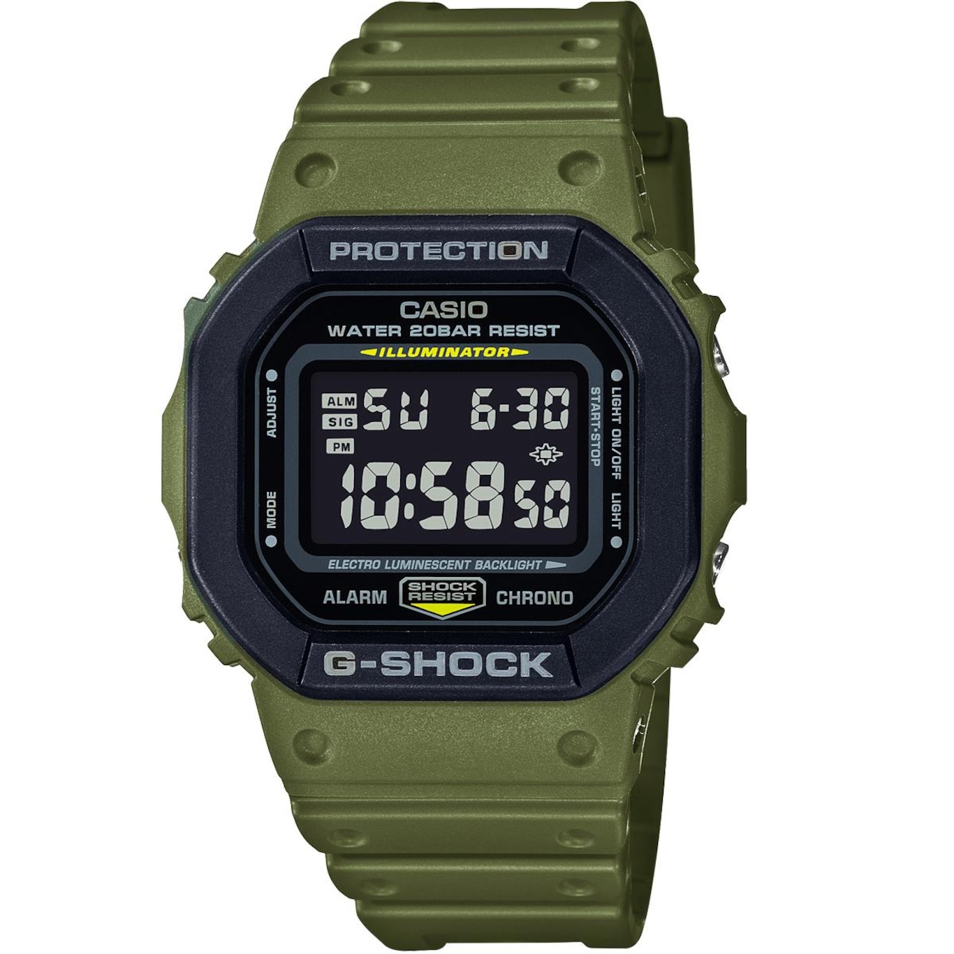 Relógio Casio G-Shock Digital Dw-5610Su-3Dr - Foto 1