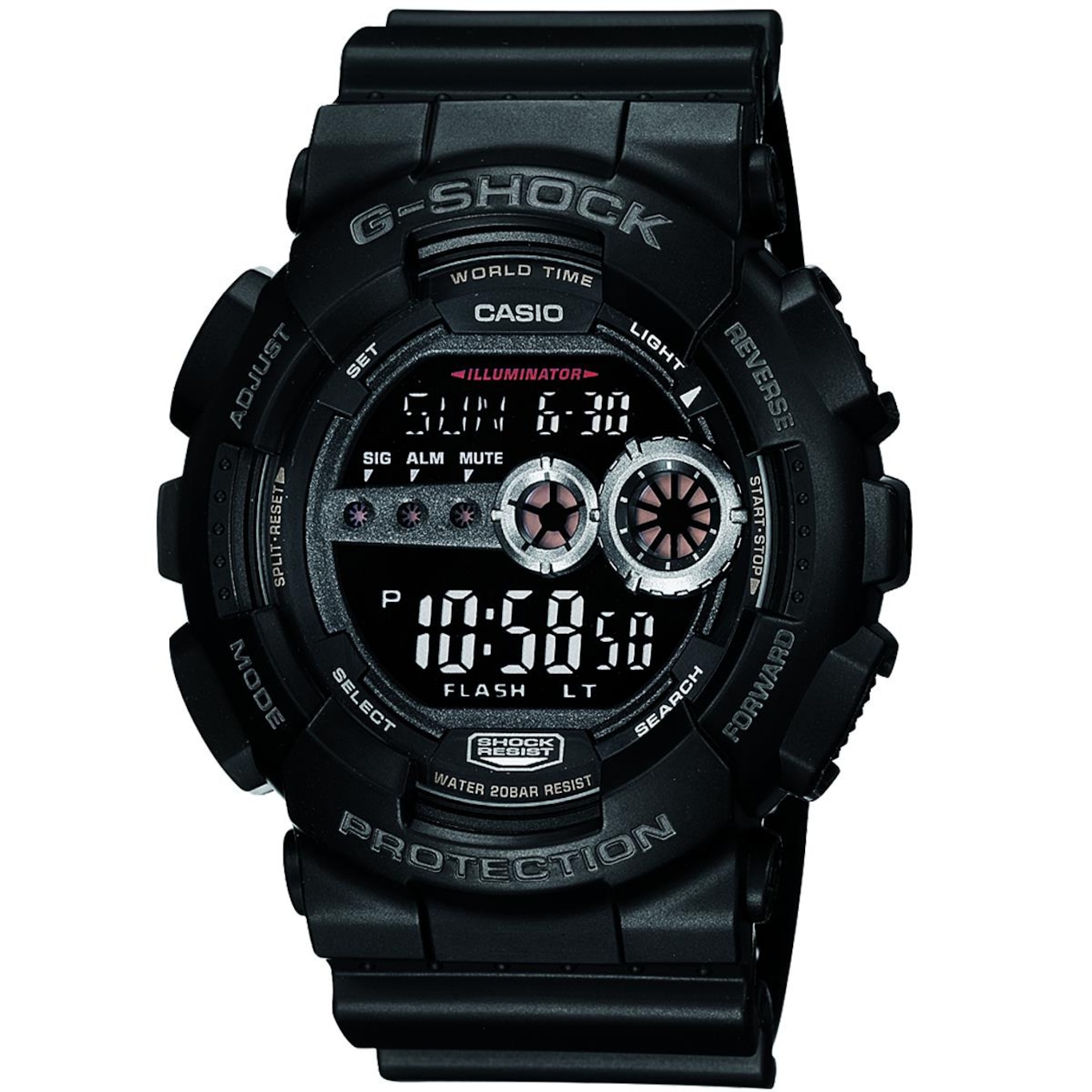 Relógio Casio G-Shock Digital Gd-100-1Bdr - Foto 1