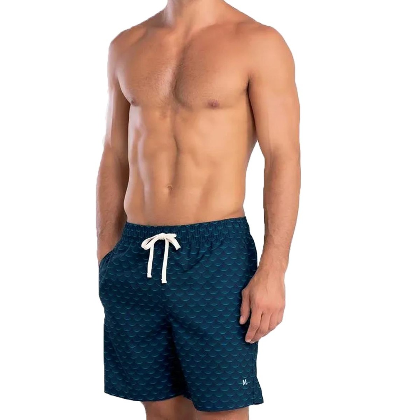 Short Água Mash Casual Estampa 3D - Masculino - Foto 3