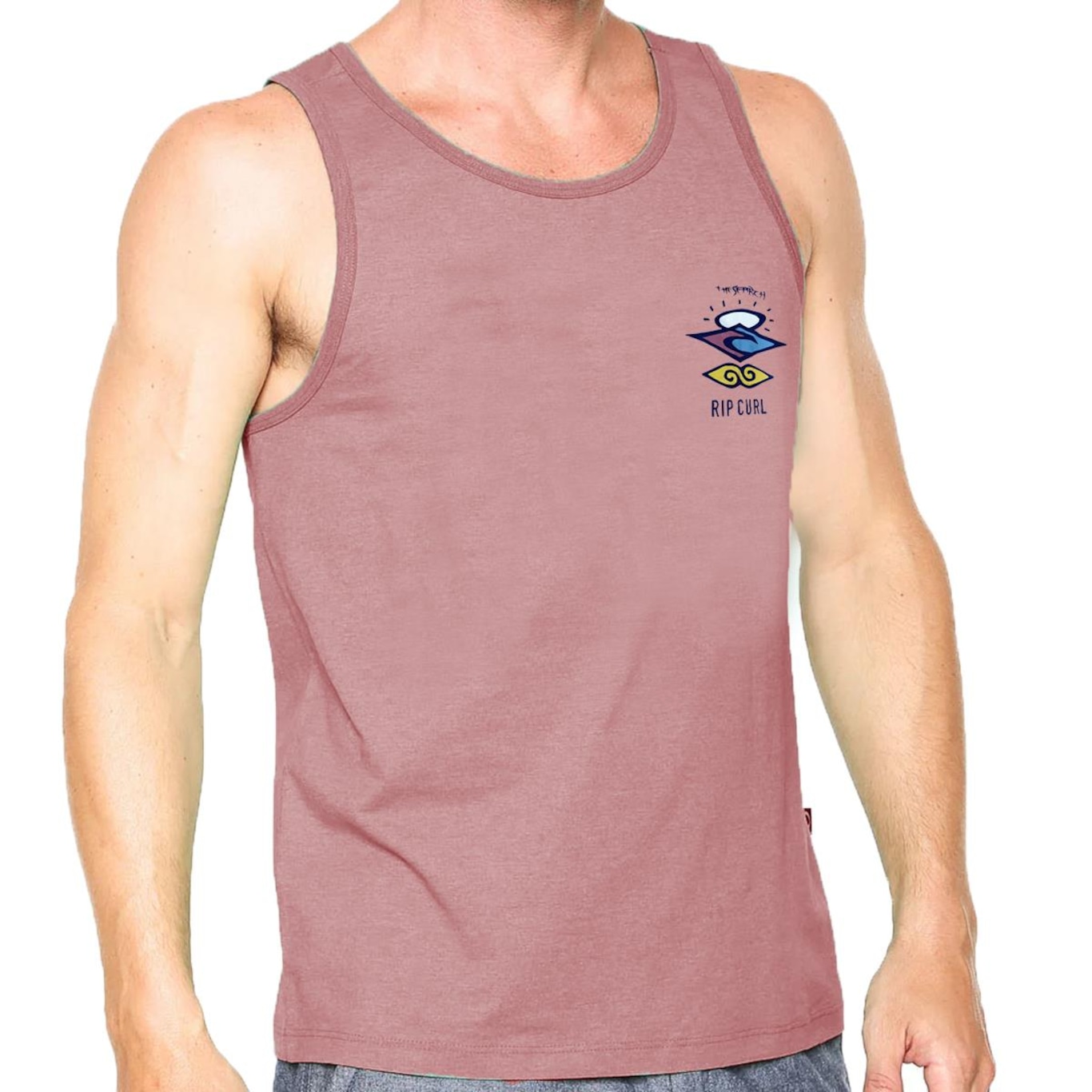 Camiseta Regata Rip Curl The Search Mushroom - Masculina - Foto 3