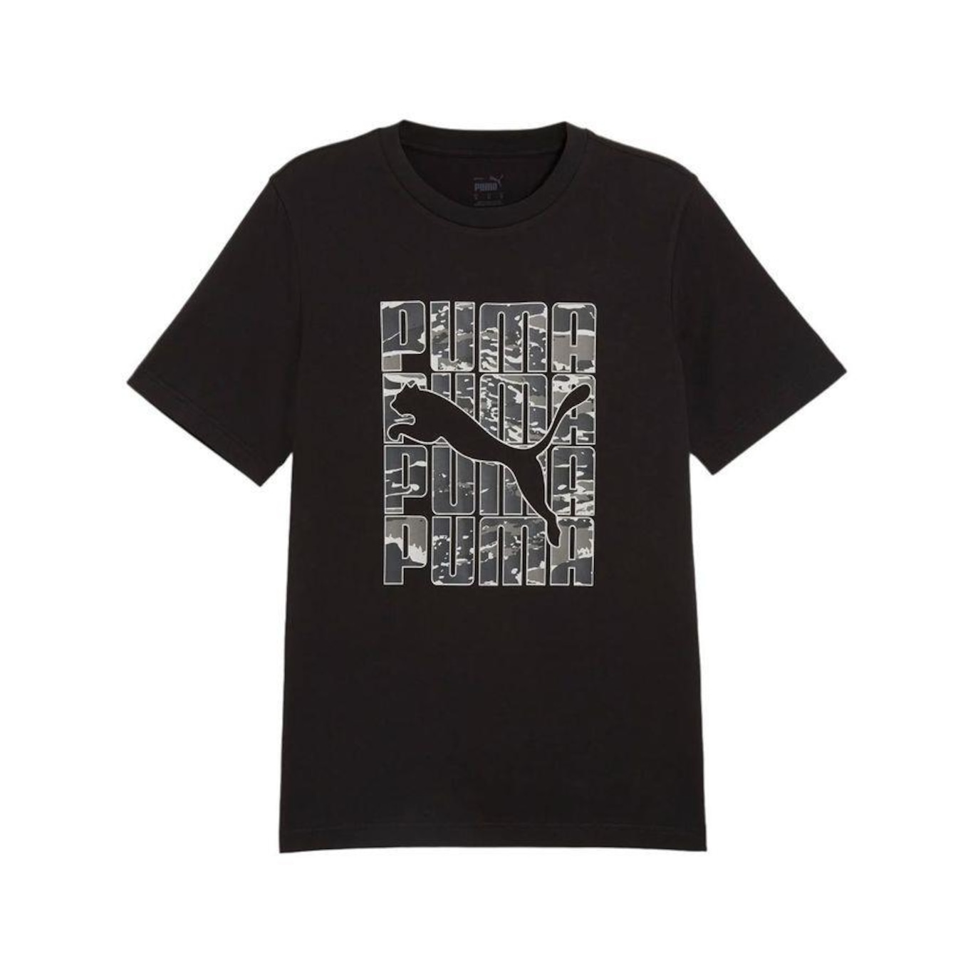 Camiseta Puma M/C Graphics Camo Masculina - Foto 1