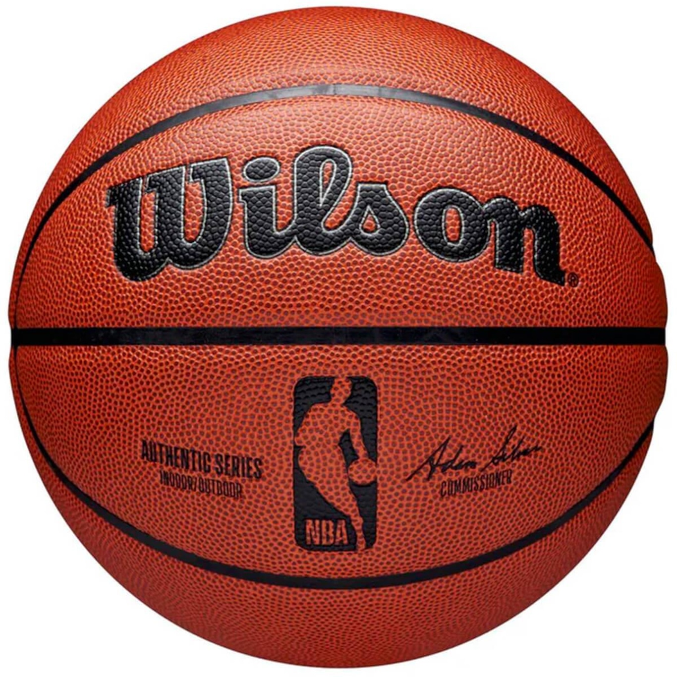 Bola de Basquete Wilson Nba Authentic #7 Indoor Outdoor - Foto 1