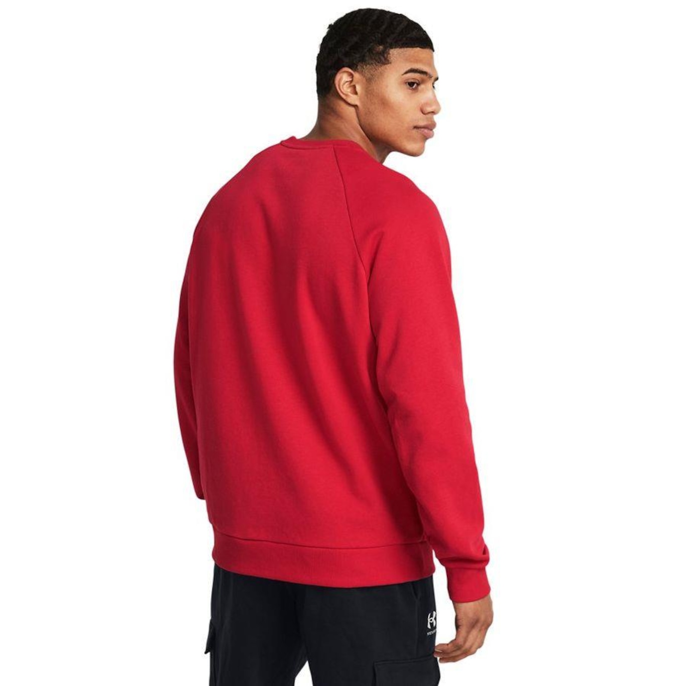 Blusão de Moletom sem Capuz Under Armour Rival Fleece Crew - Masculina - Foto 2