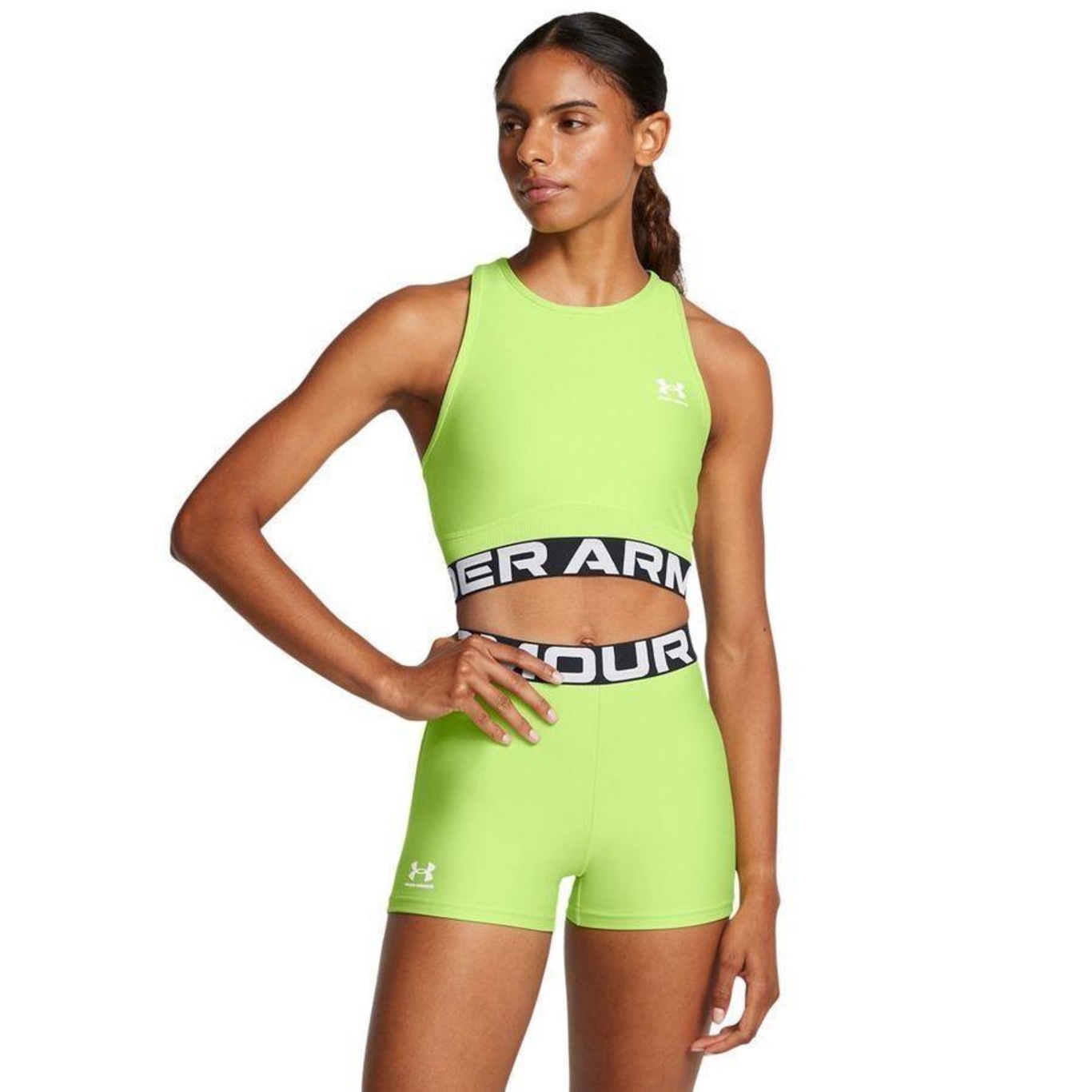 Top Under Armour Heatgear Rib Tank - Feminino - Foto 1