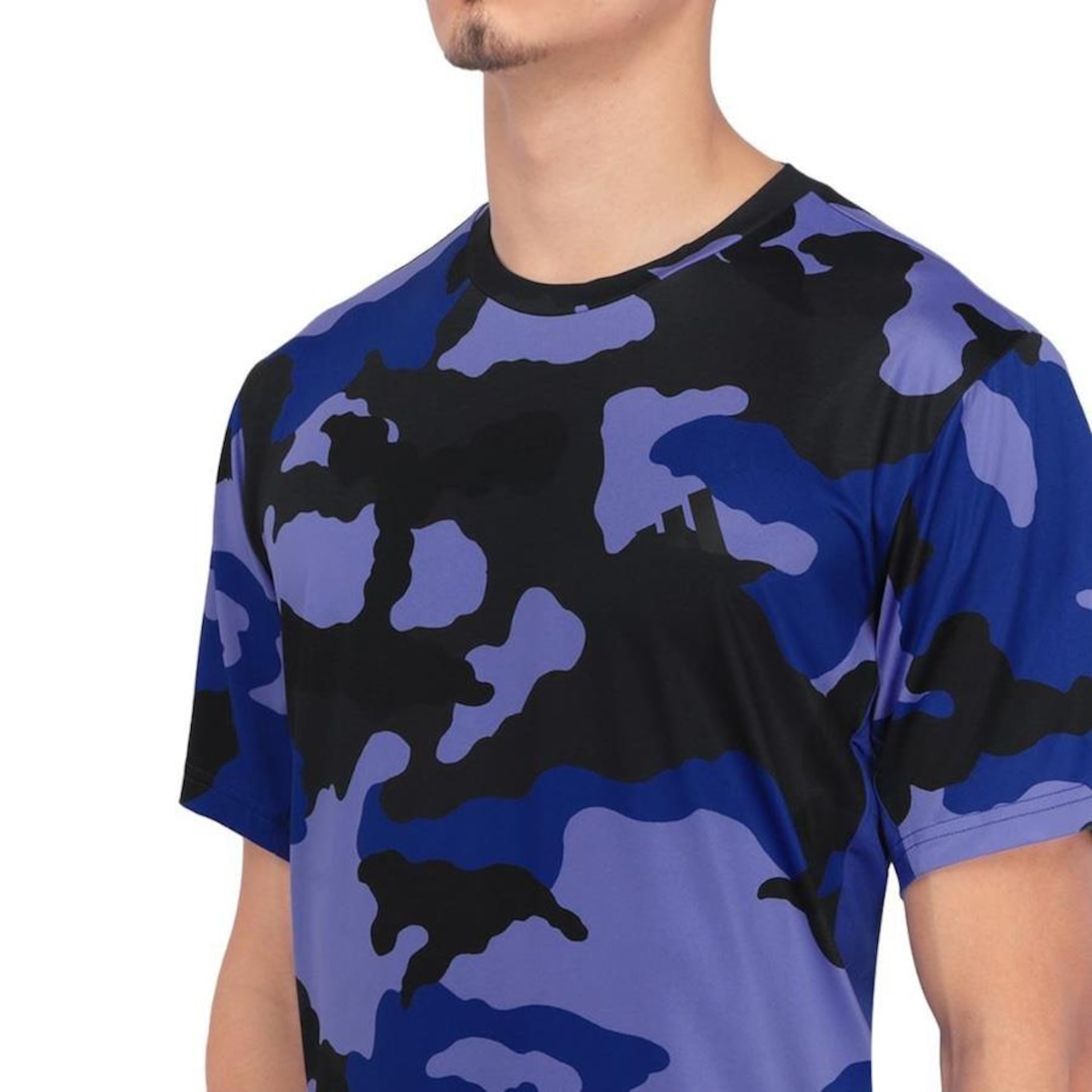 Camiseta adidas Camo Train Essentials - Masculina - Foto 3