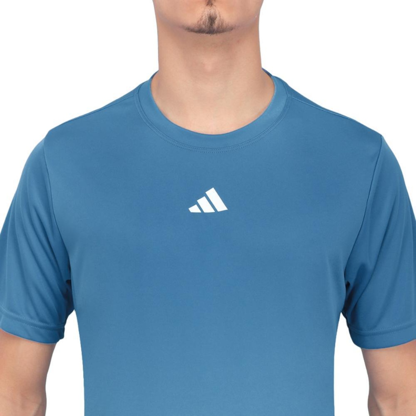 Camiseta adidas Treino Basic Tee - Masculina - Foto 2