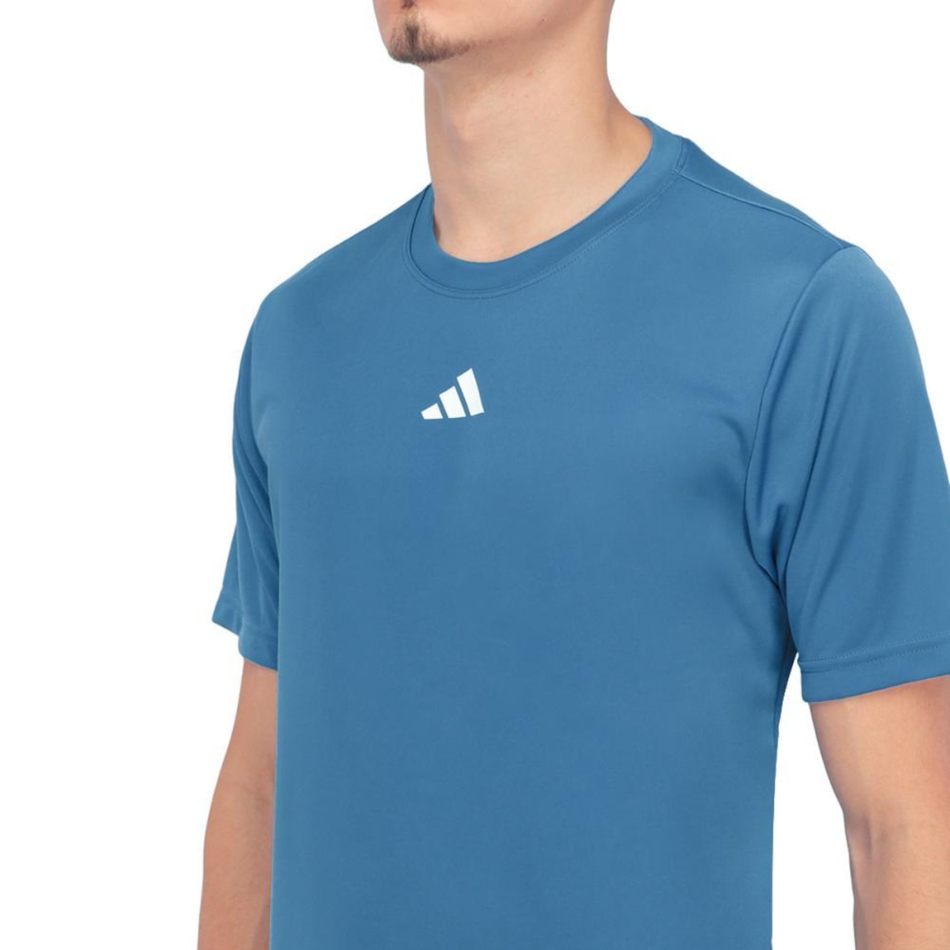 Camiseta adidas Treino Basic Tee - Masculina - Foto 3