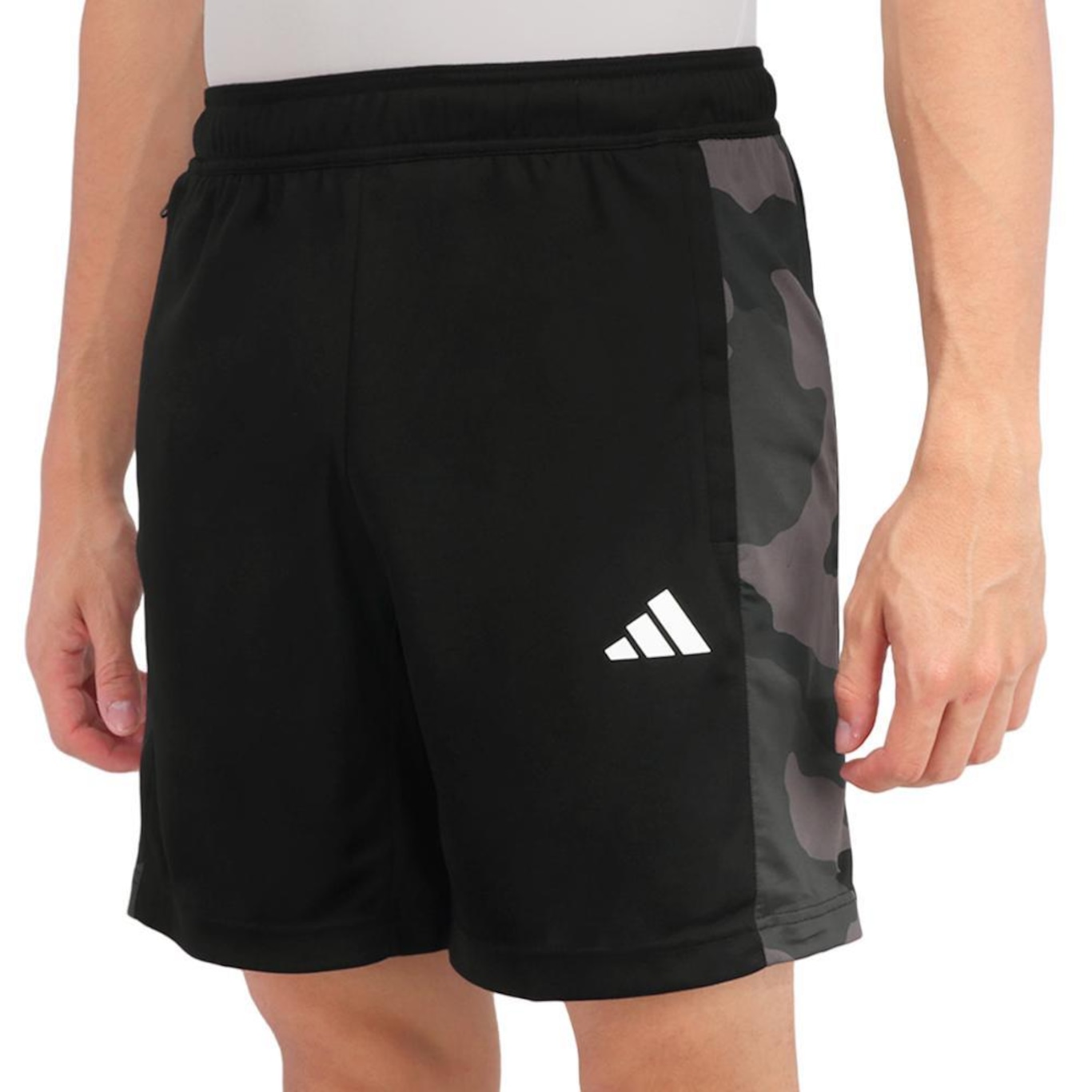 Short adidas Camuflado Train Essentials 7In - Masculino - Foto 2