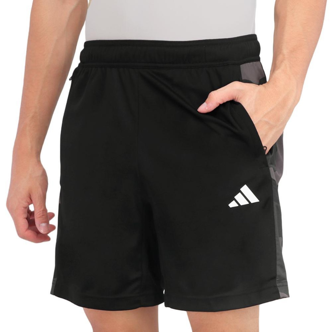 Short adidas Camuflado Train Essentials 7In - Masculino - Foto 6