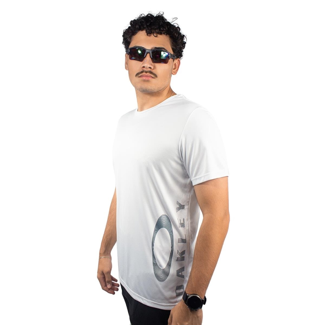 Camiseta Oakley Daily Big Logo Graphic Tee - Masculina - Foto 3