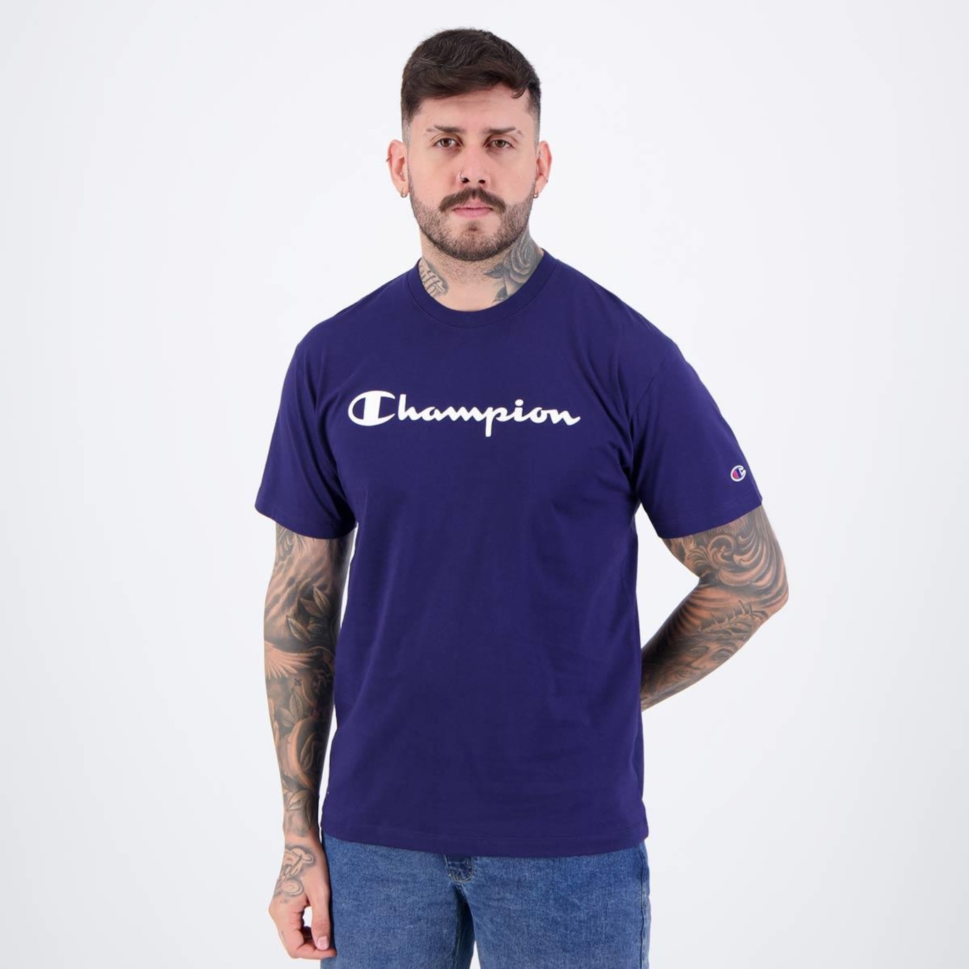 Camiseta Champion One Color - Masculina - Foto 3