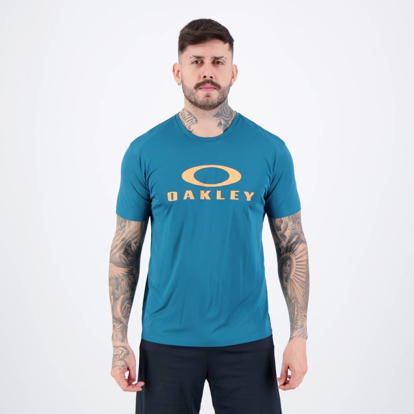 Camiseta Oakley Logo Ss III - Masculina - Foto 1