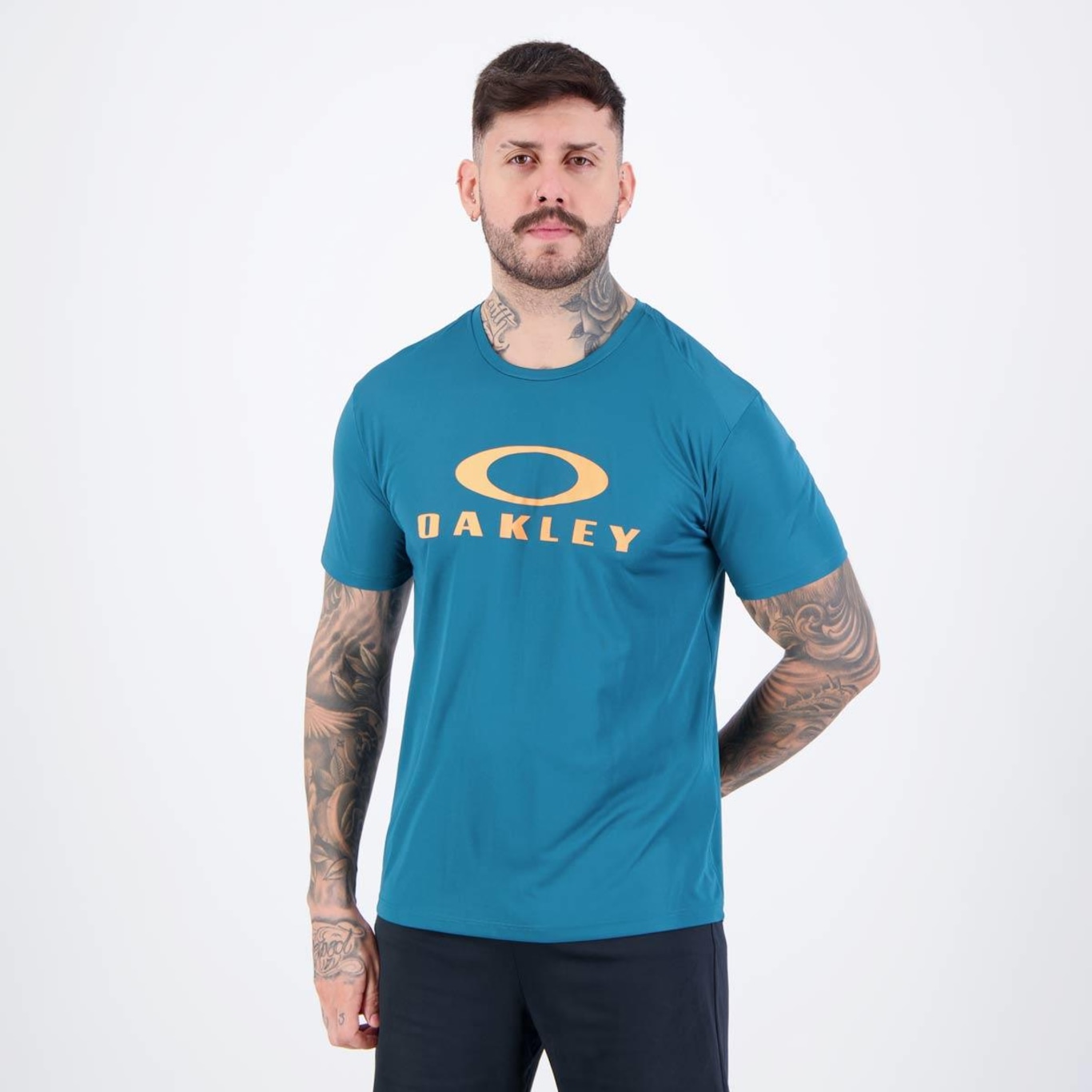 Camiseta Oakley Logo Ss III - Masculina - Foto 3