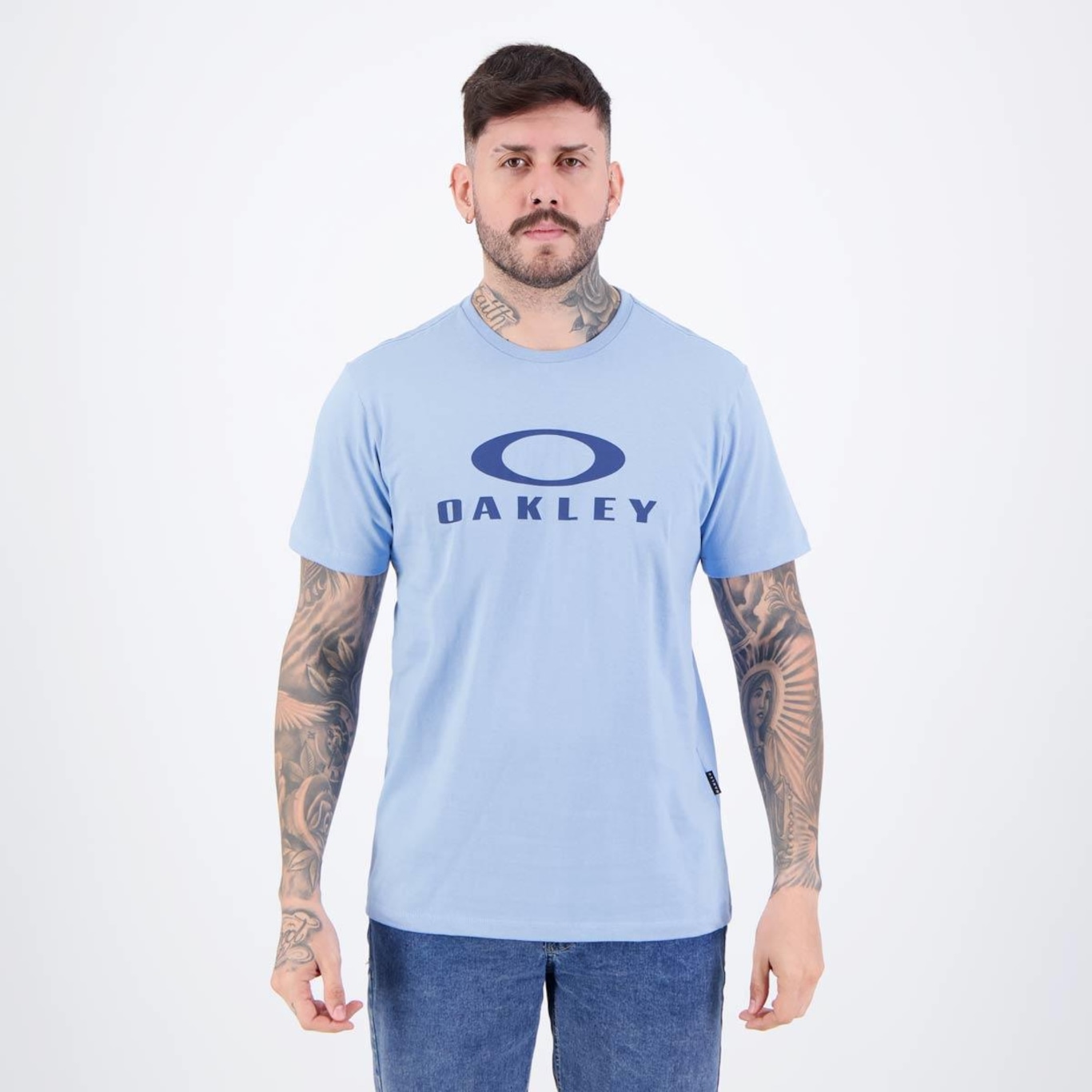 Camiseta Oakley o Bark Ss - Masculina - Foto 1