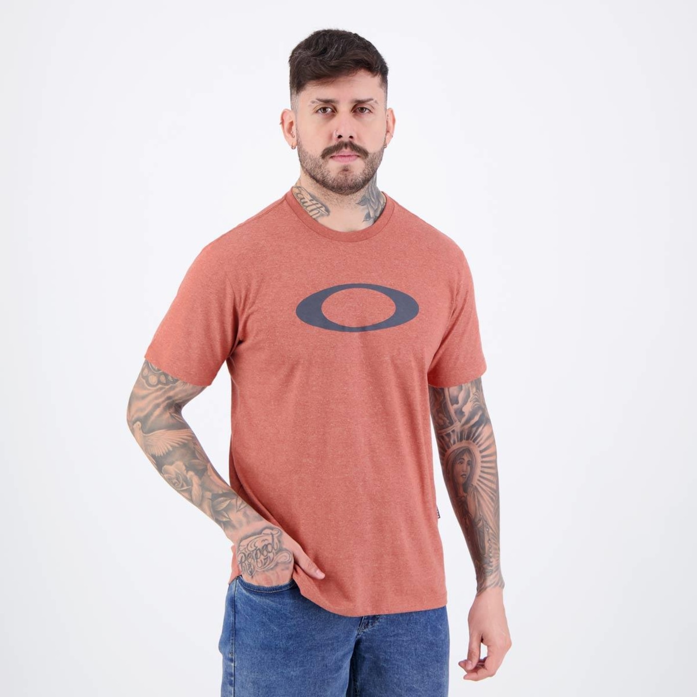 Camiseta Oakley O-Ellipse Logo - Masculina - Foto 2