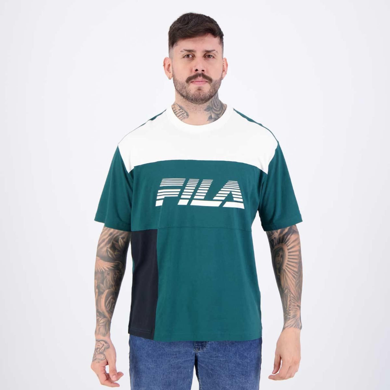 Camiseta Fila Urban Oversized - Masculina - Foto 1