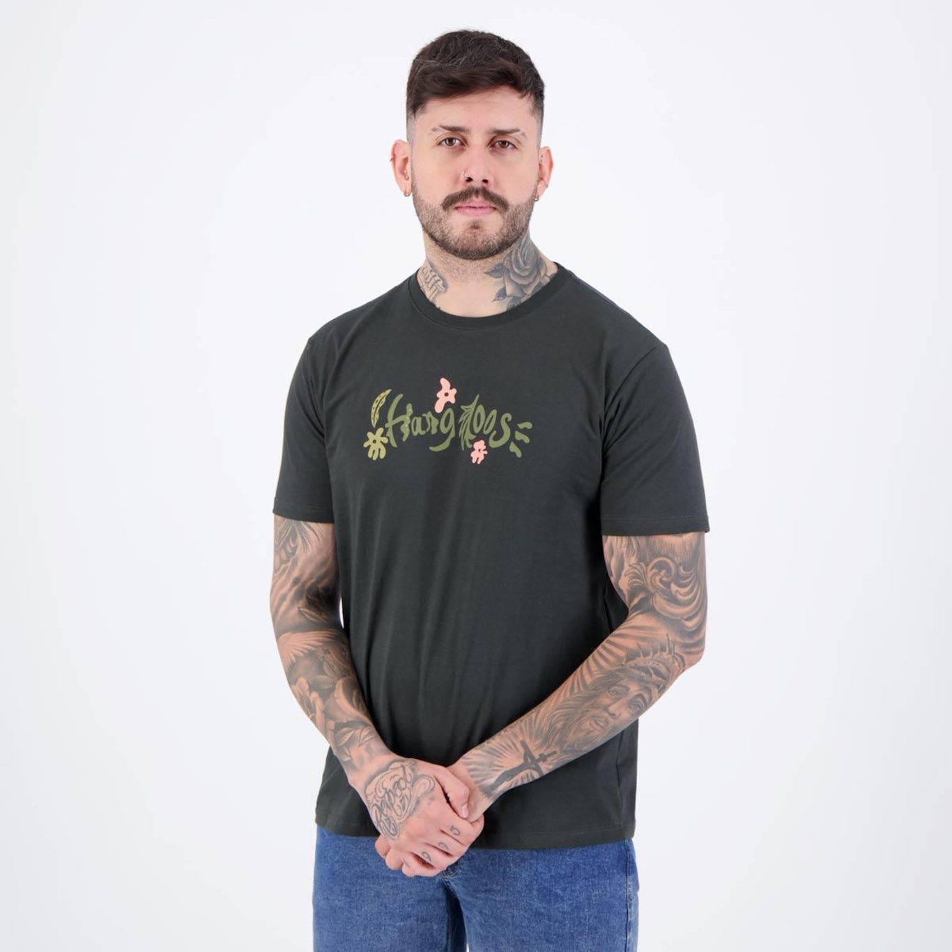 Camiseta Hang Loose Leaftypo - Masculina - Foto 3