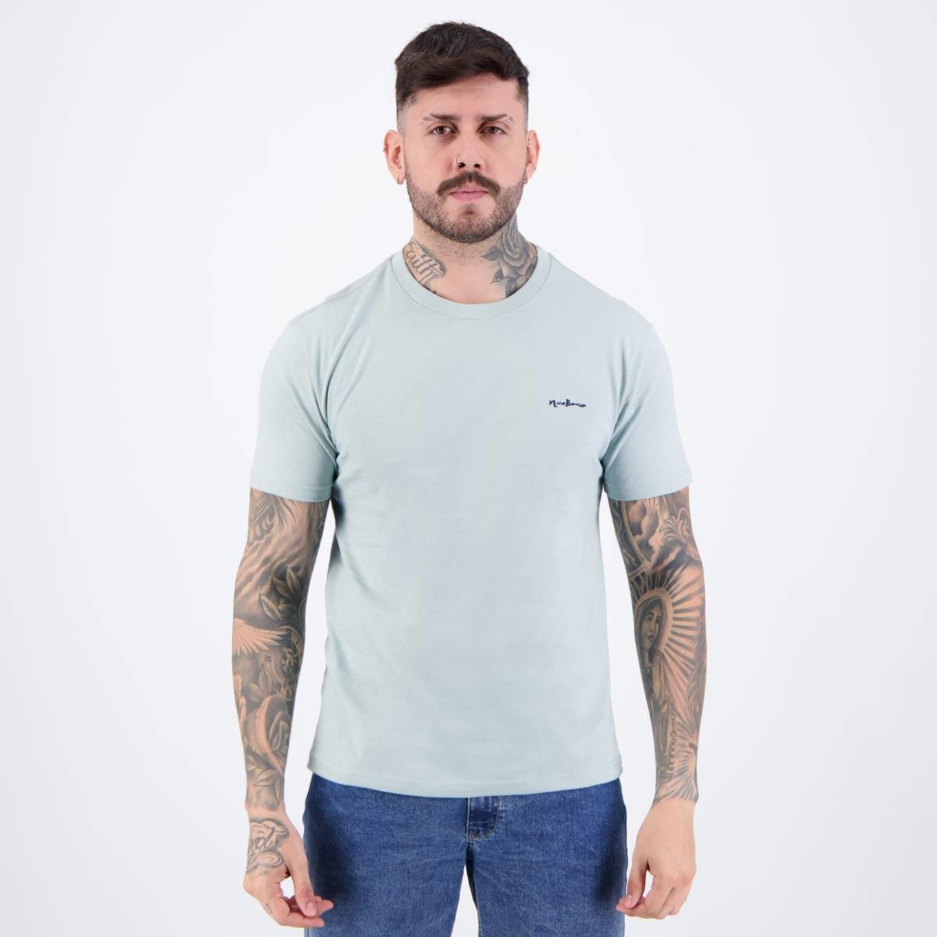 pi0gCamiseta Nicoboco Mike - Masculina - Foto 1