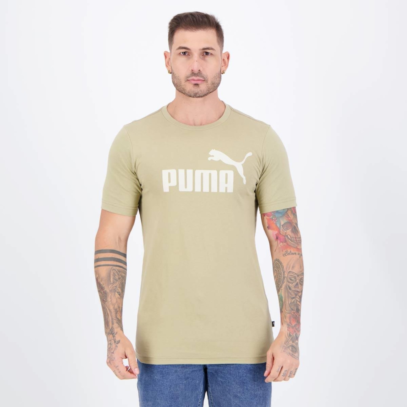 Camiseta Puma Ess Big Logo Masculina - Foto 1