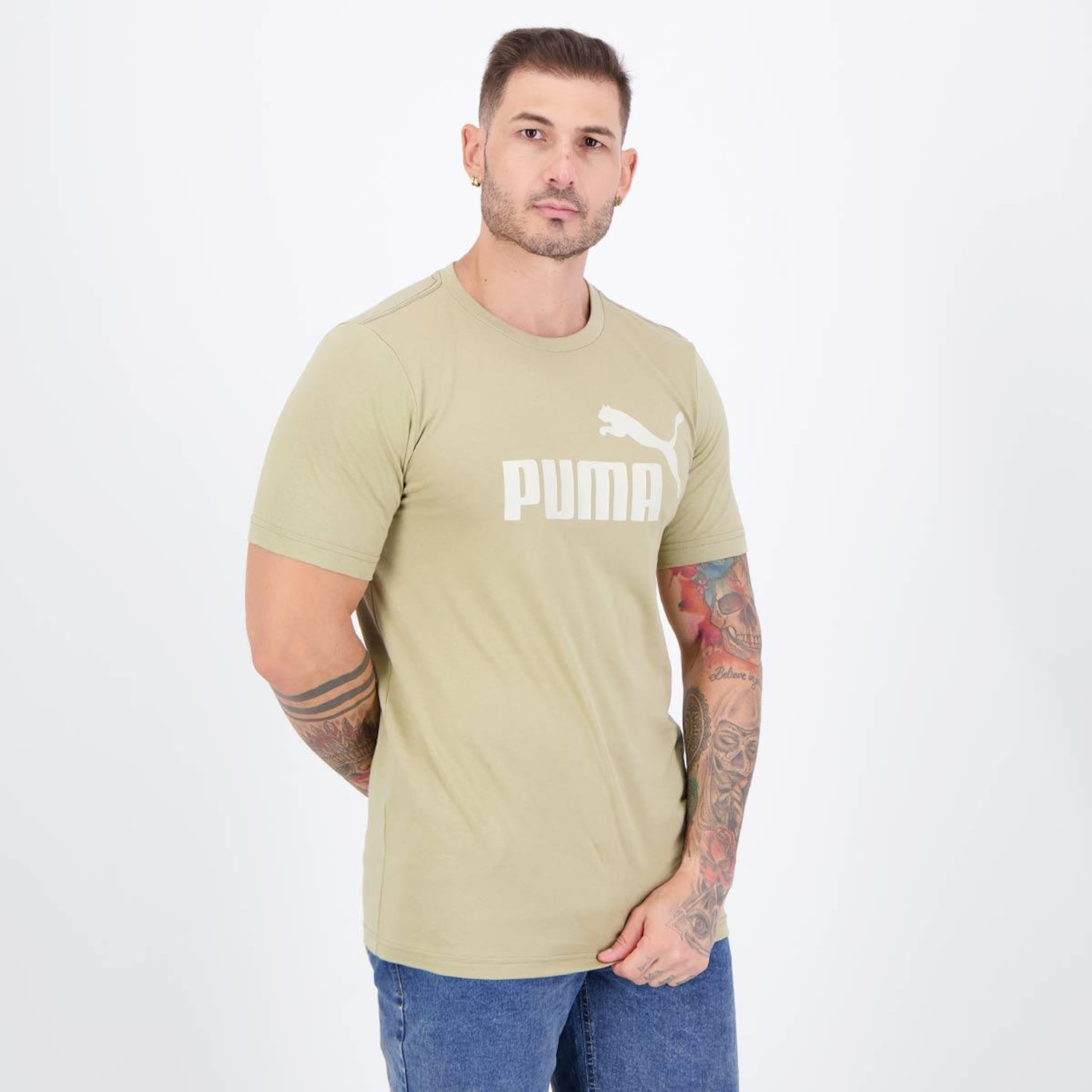 Camiseta Puma Ess Big Logo Masculina - Foto 2