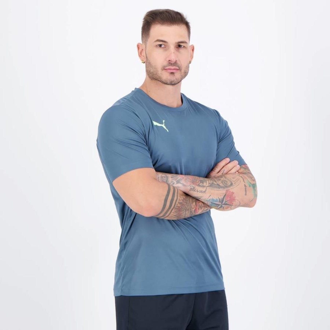 Camiseta Puma Liga Jersey Active - Masculina - Foto 2