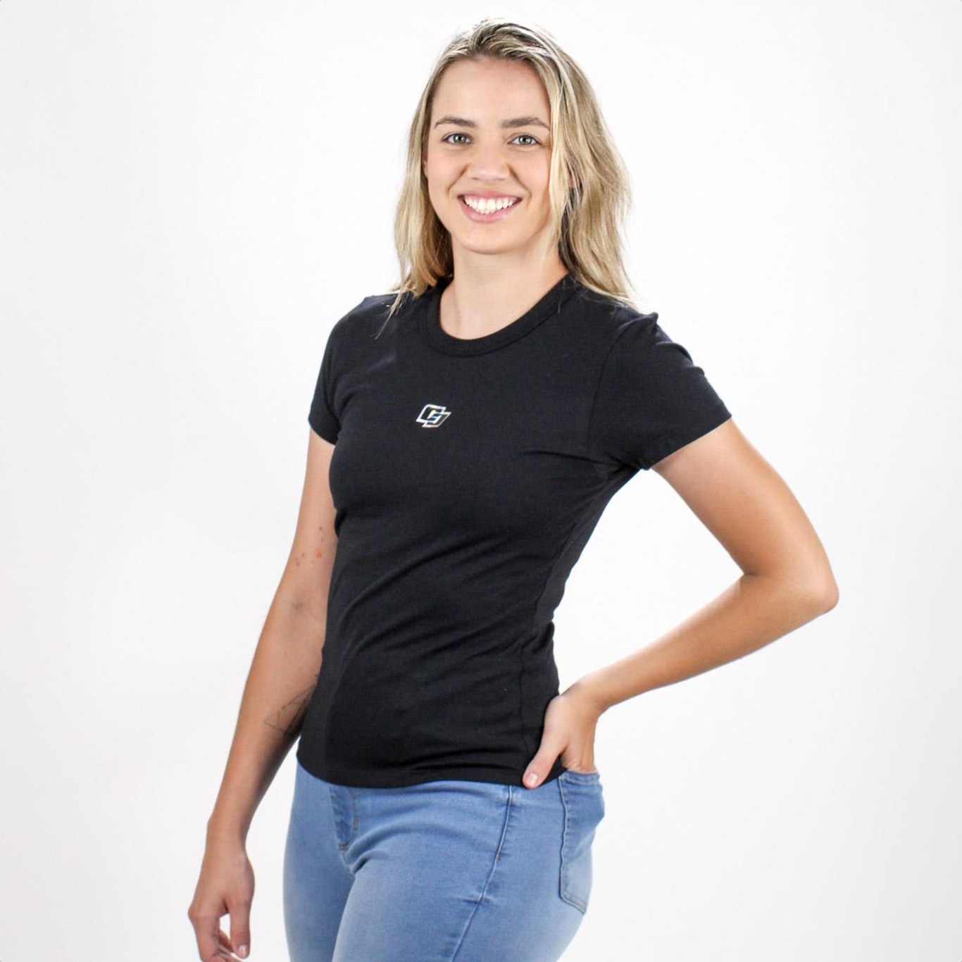 Camiseta Colcci Adesivo Holográfico - Feminina - Foto 3