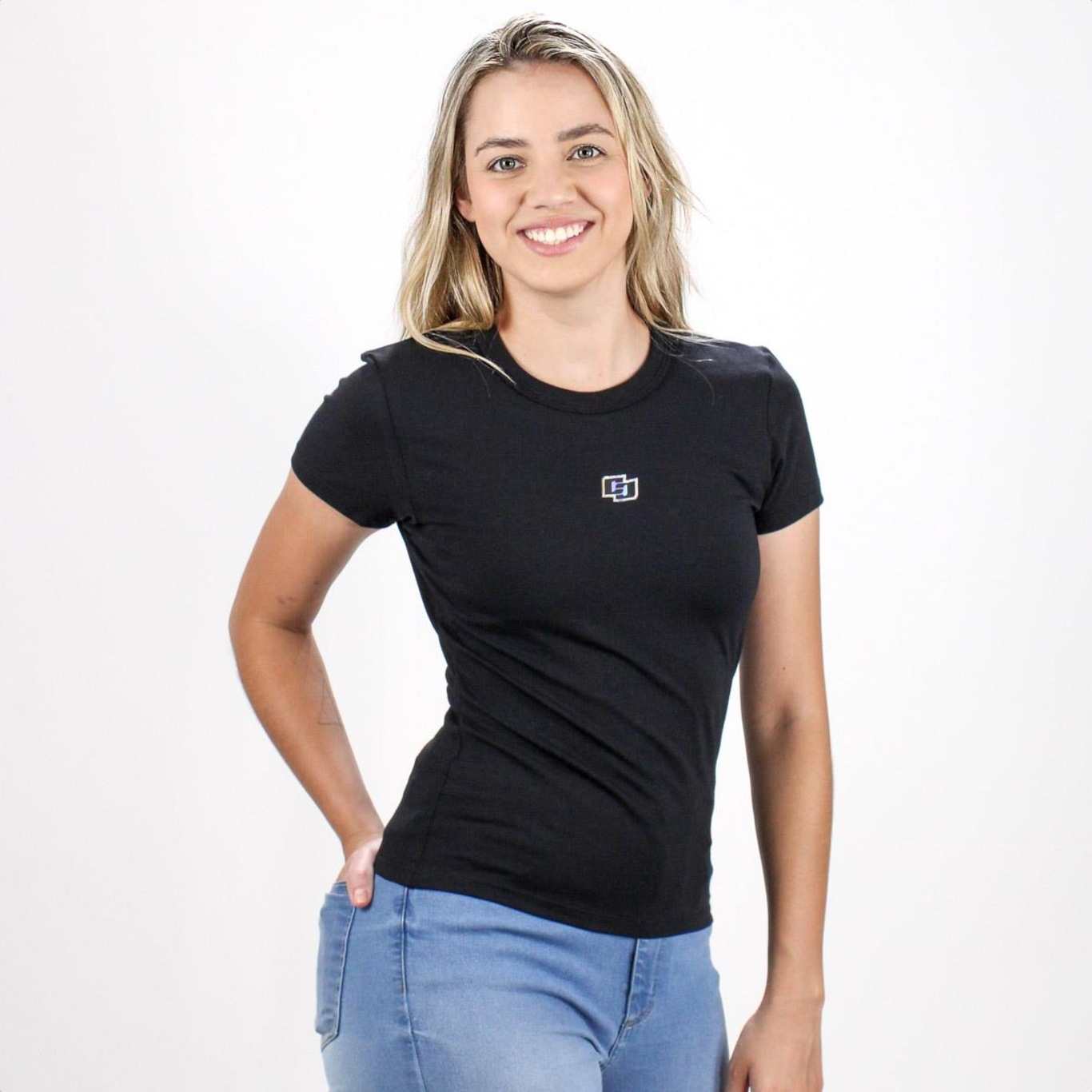 Camiseta Colcci Adesivo Holográfico - Feminina - Foto 4