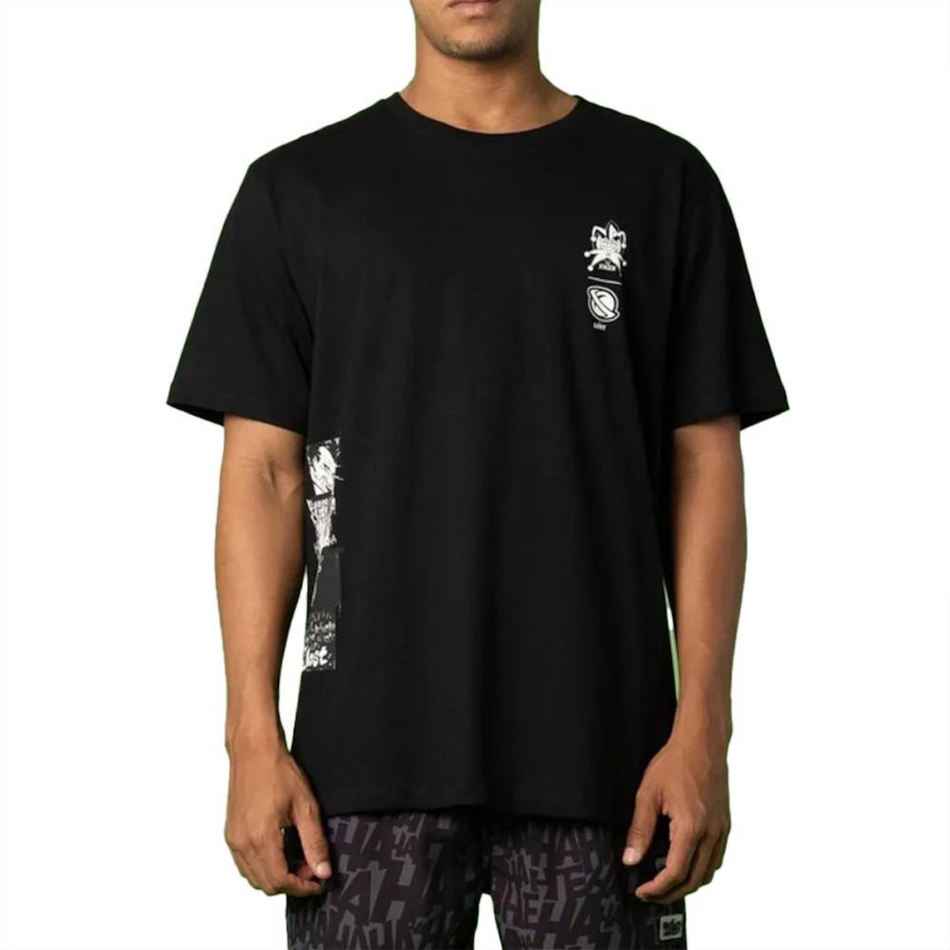 Camiseta Lost Joker Quadrinhos - Masculina - Foto 1