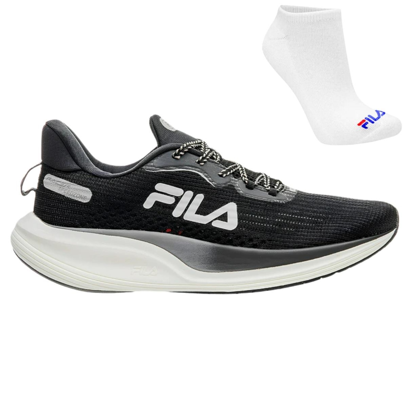 Tênis Fila Racer Speedzone + Par de Meias - Feminino - Foto 1