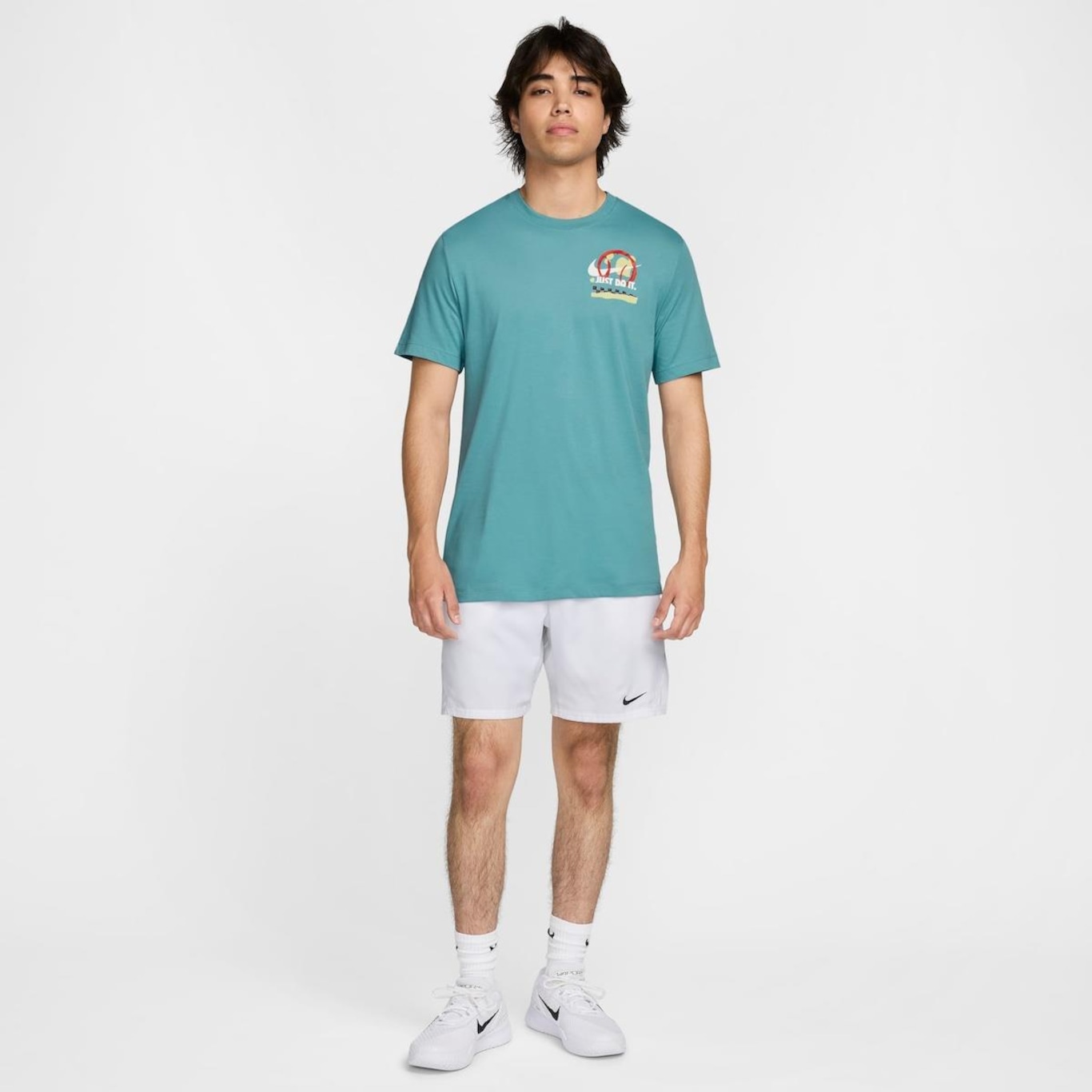 Camiseta Nike Court Dri-Fit - Masculina - Foto 4