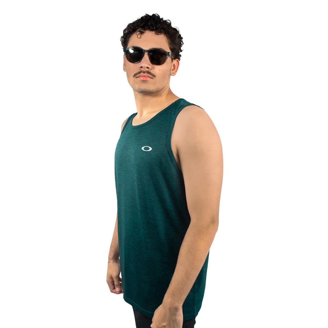 Camiseta Regata Oakley Trn Ellipse Sports Tank - Masculina - Foto 3